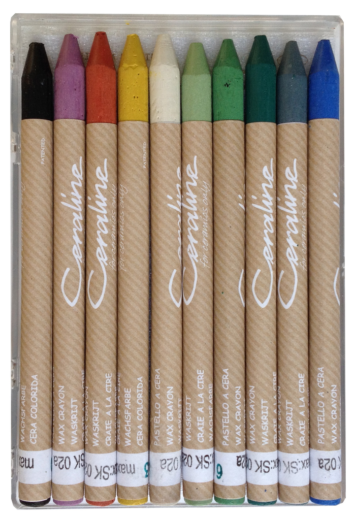 Stoneware Crayons (10 colours) Bluematchbox Potters Supplies Ltd