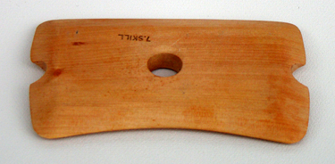 Throwing rib #7 (rectangular curved & notched - Bluematchbox Potters ...