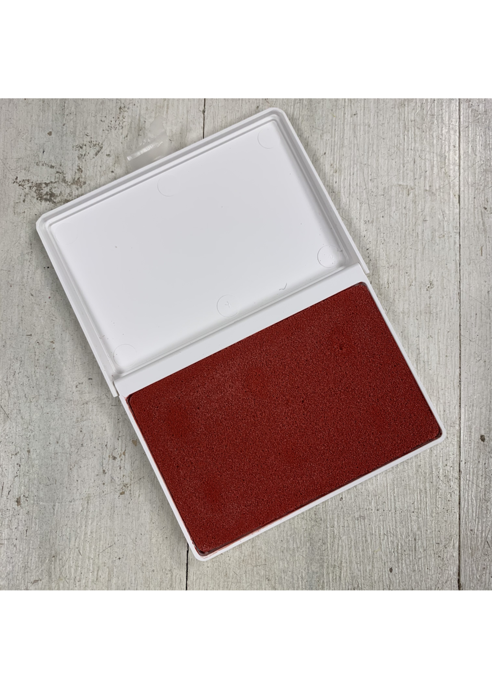 Minnesota clay Potter’s Stamp Pad Bright red