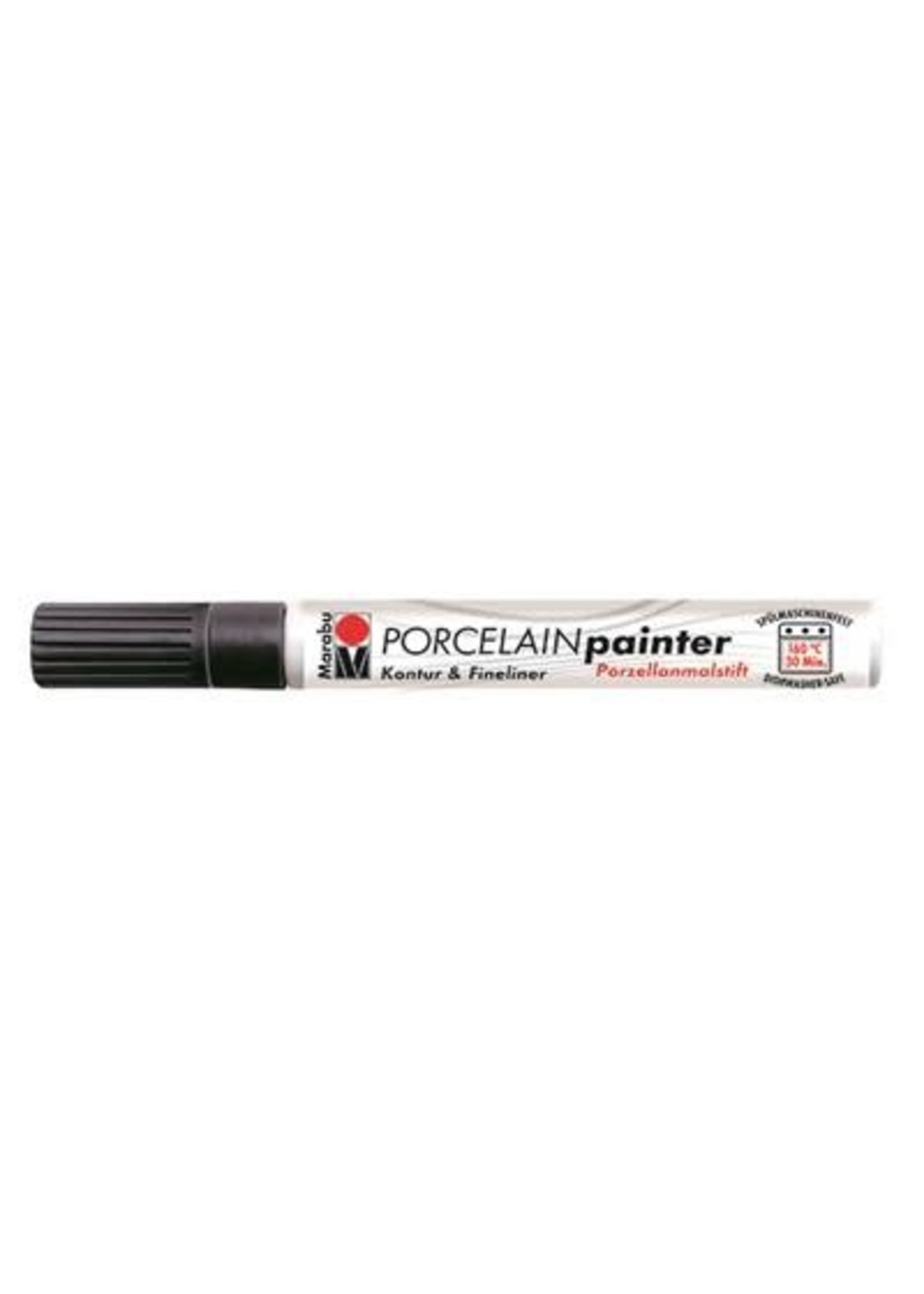 Marabu porcelain painter 1mm fine tip Black