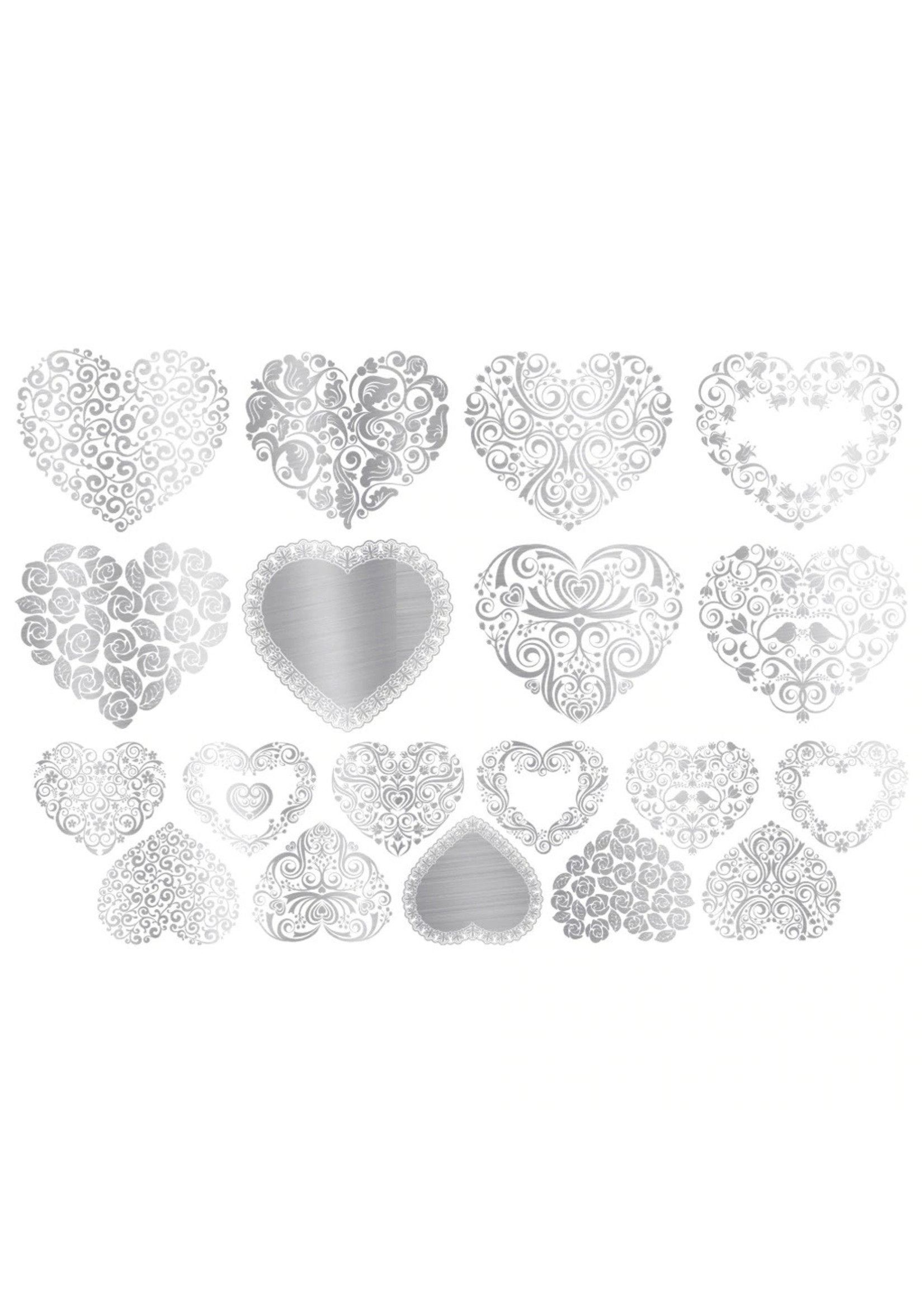 Sanbao White Gold Heart