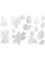 Sanbao White Gold Pine Cone