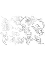 Sanbao White Gold Victorian flourish