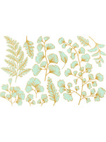 Sanbao Teal & Gold - Leaf