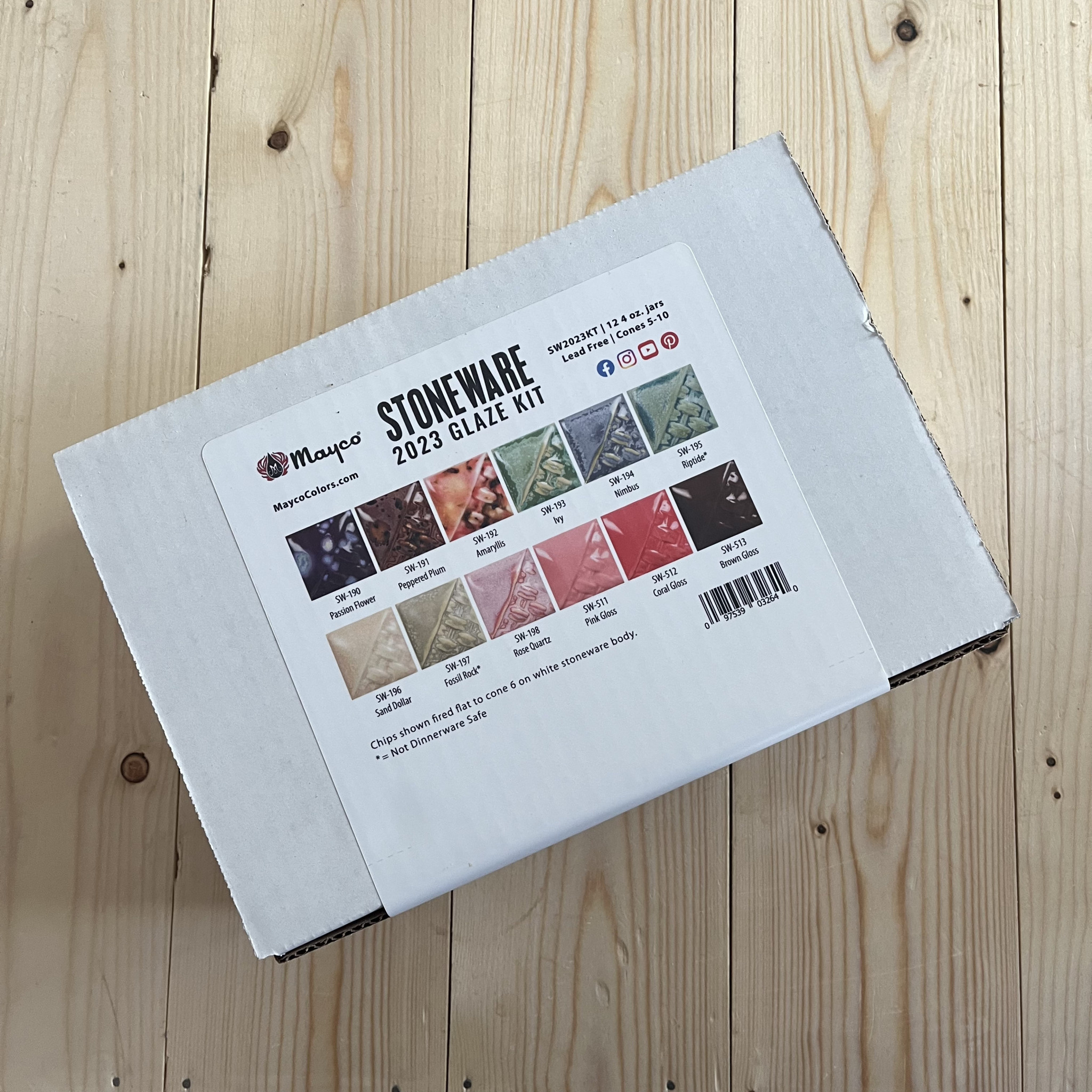 2023 Stoneware Glaze Kit Bluematchbox Potters Supplies Ltd