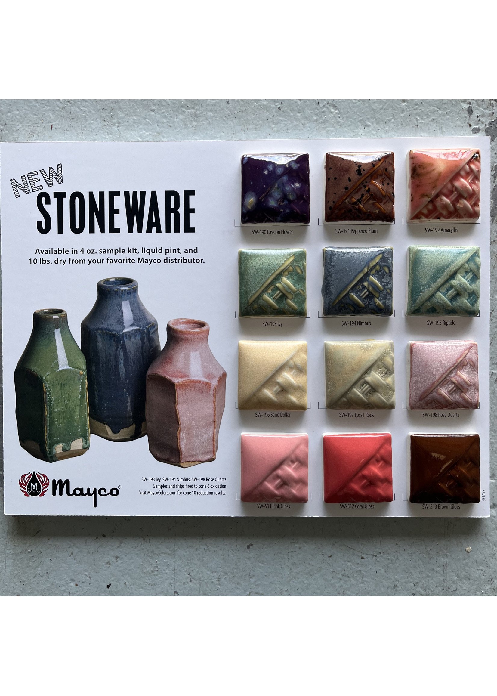 2023 Stoneware Glaze Kit Bluematchbox Potters Supplies Ltd