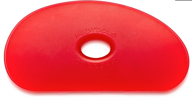 Mudtools Rib 5 (red) - Bluematchbox Potters Supplies Ltd