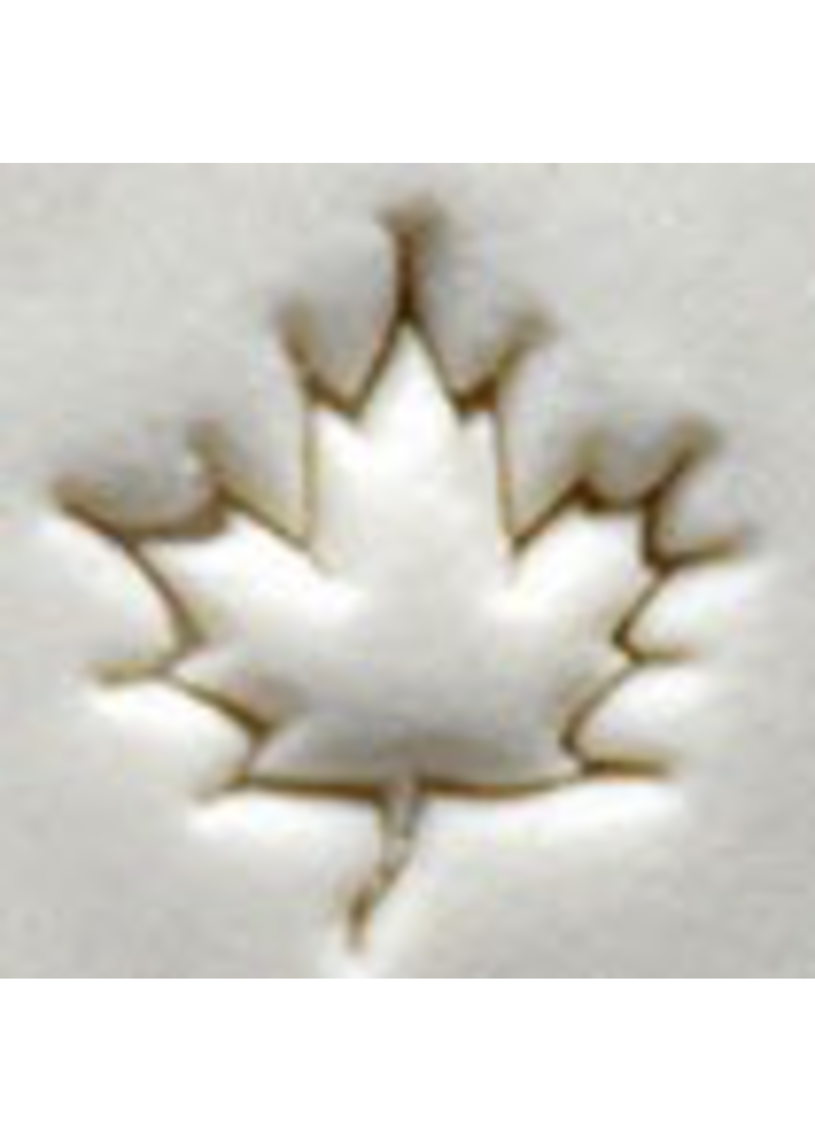 MKM tools Maple leaf outline Stamp Design 054 (1.5cm)