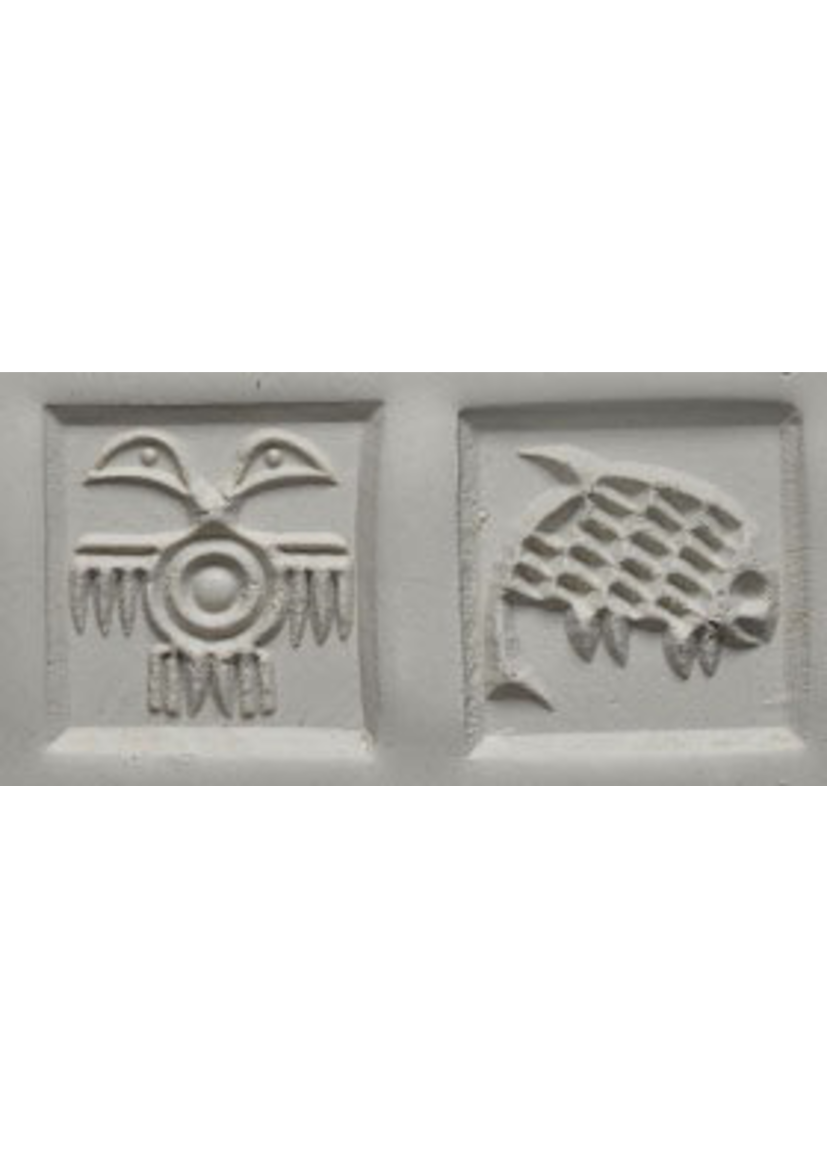 MKM tools 2 headed bird & Fish Stamp