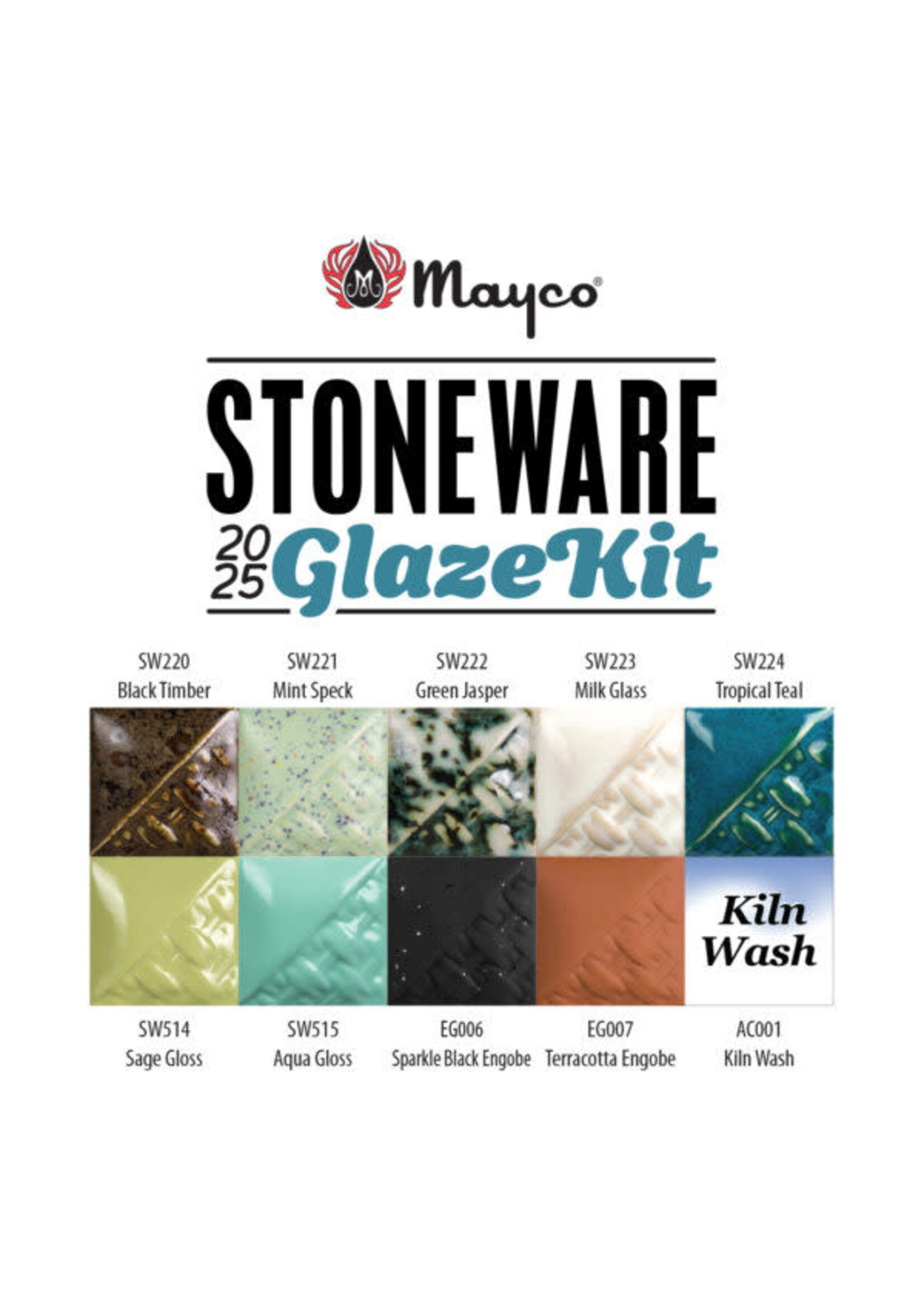 Mayco 2025 Stoneware Glaze Kit