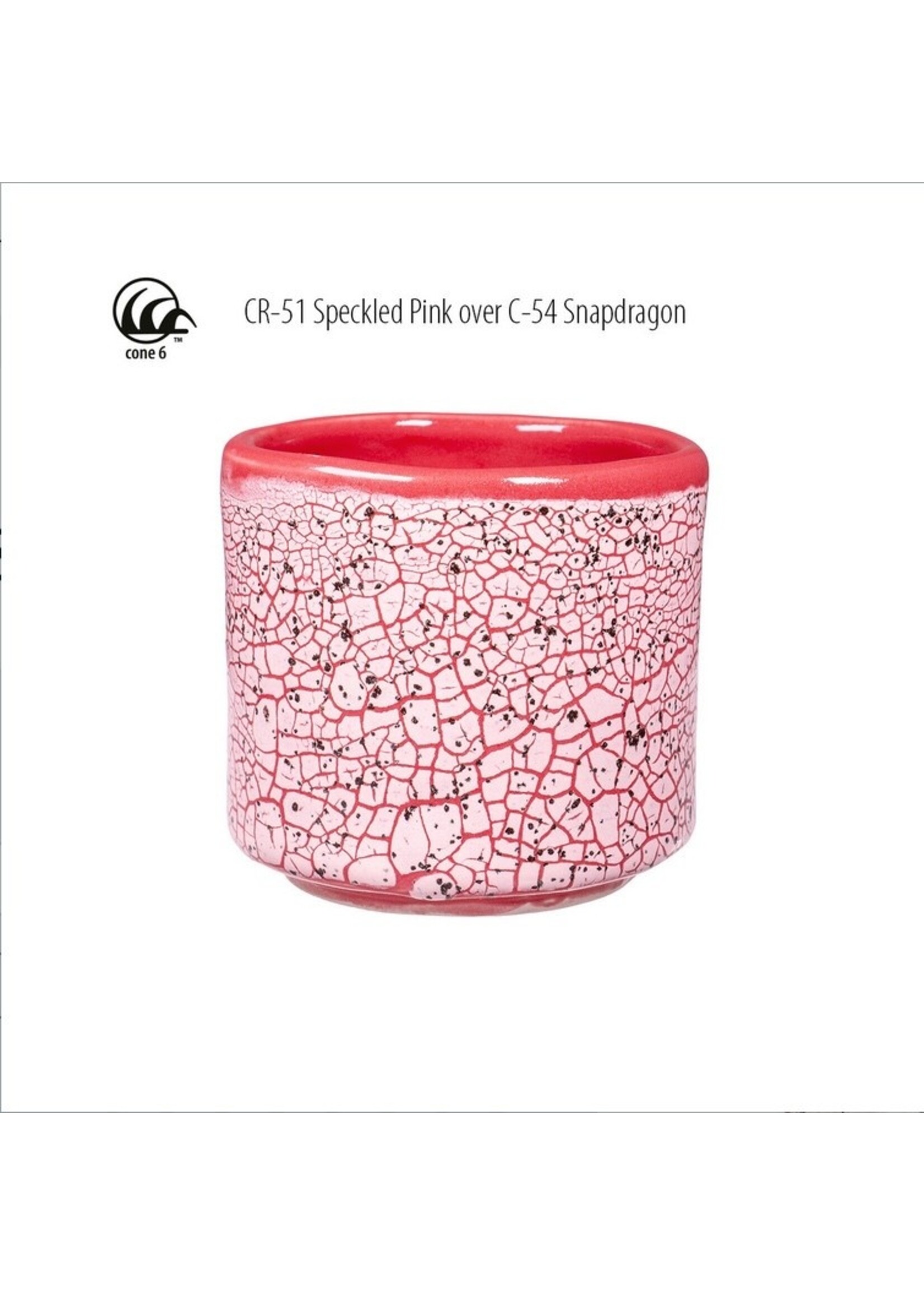Amaco CR-51 Speckled Pink Crawl 473ml