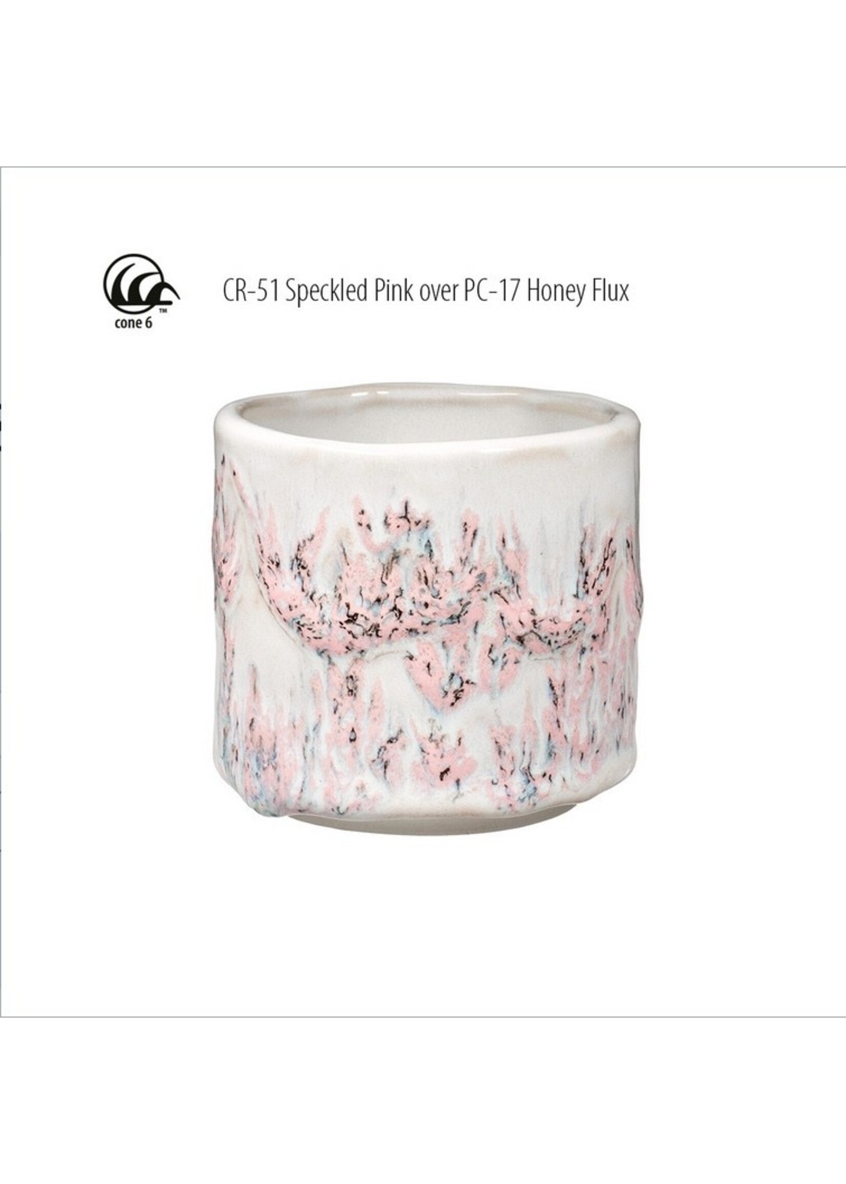 Amaco CR-51 Speckled Pink Crawl 473ml