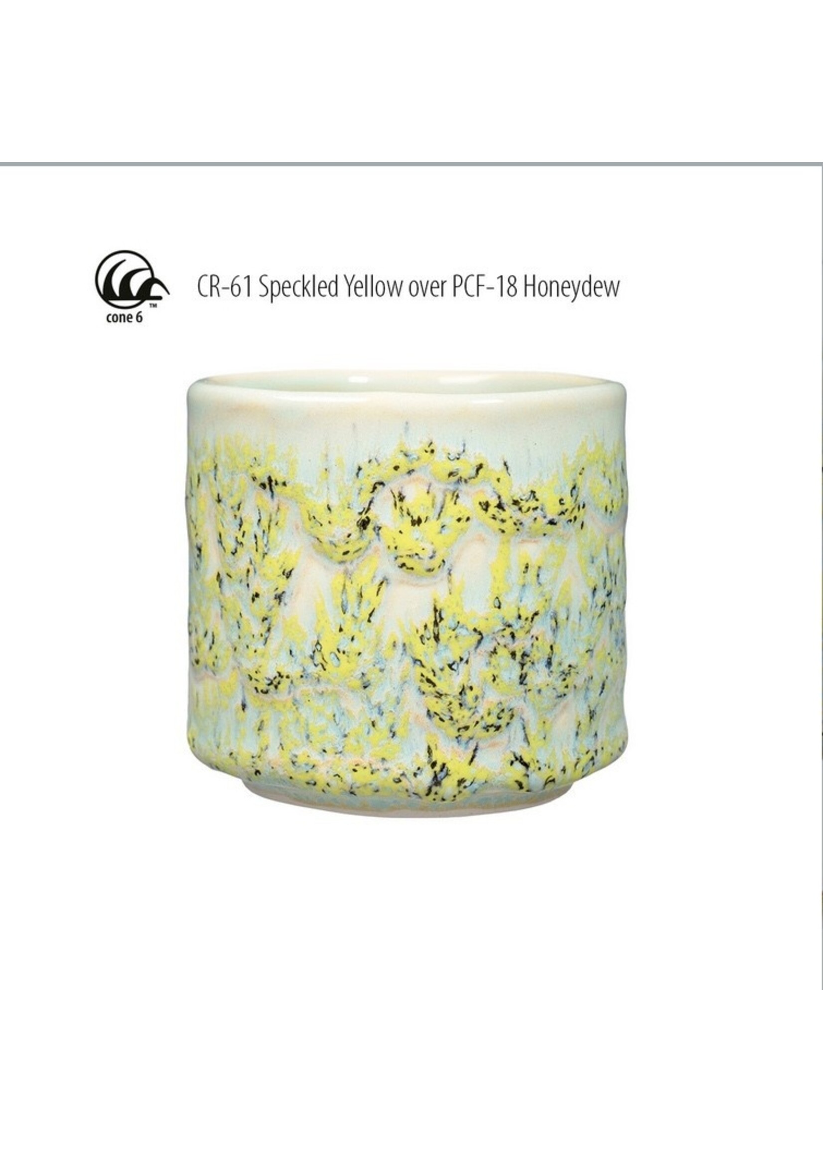 Amaco CR-61 Speckled Yellow Crawl 473ml