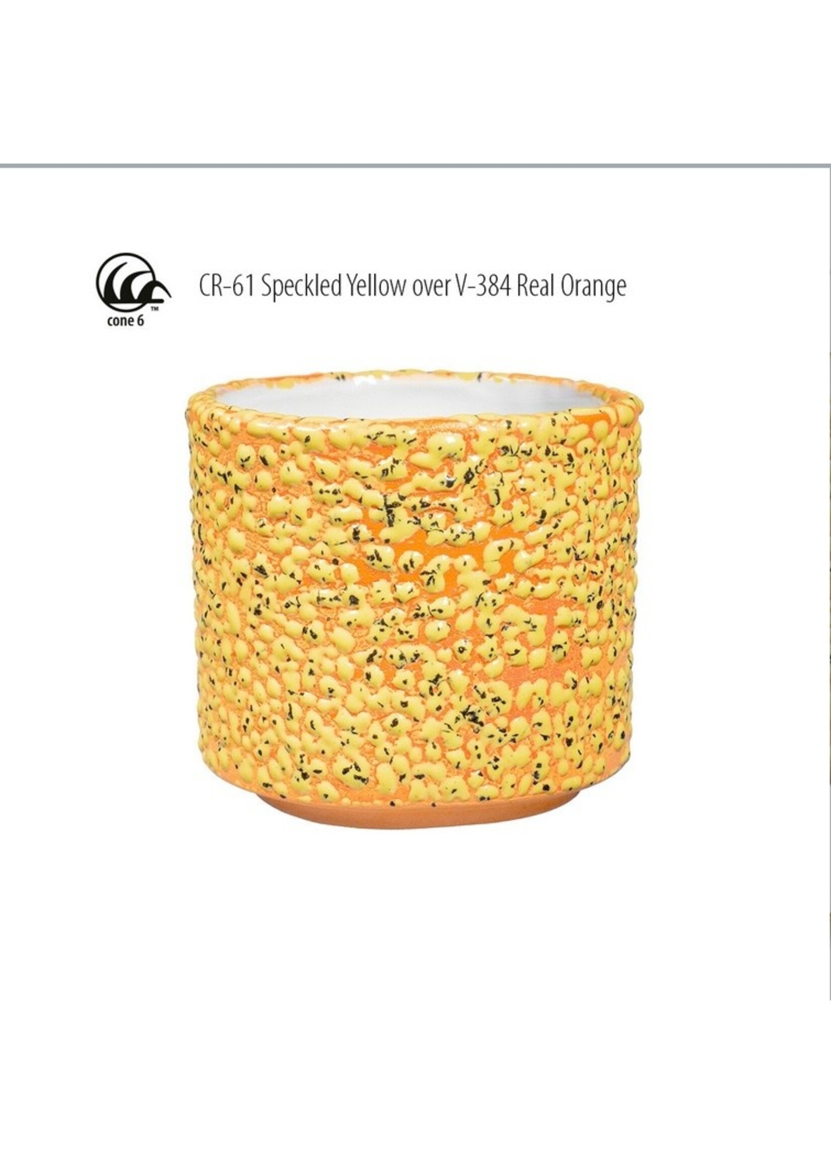 Amaco CR-61 Speckled Yellow Crawl 473ml