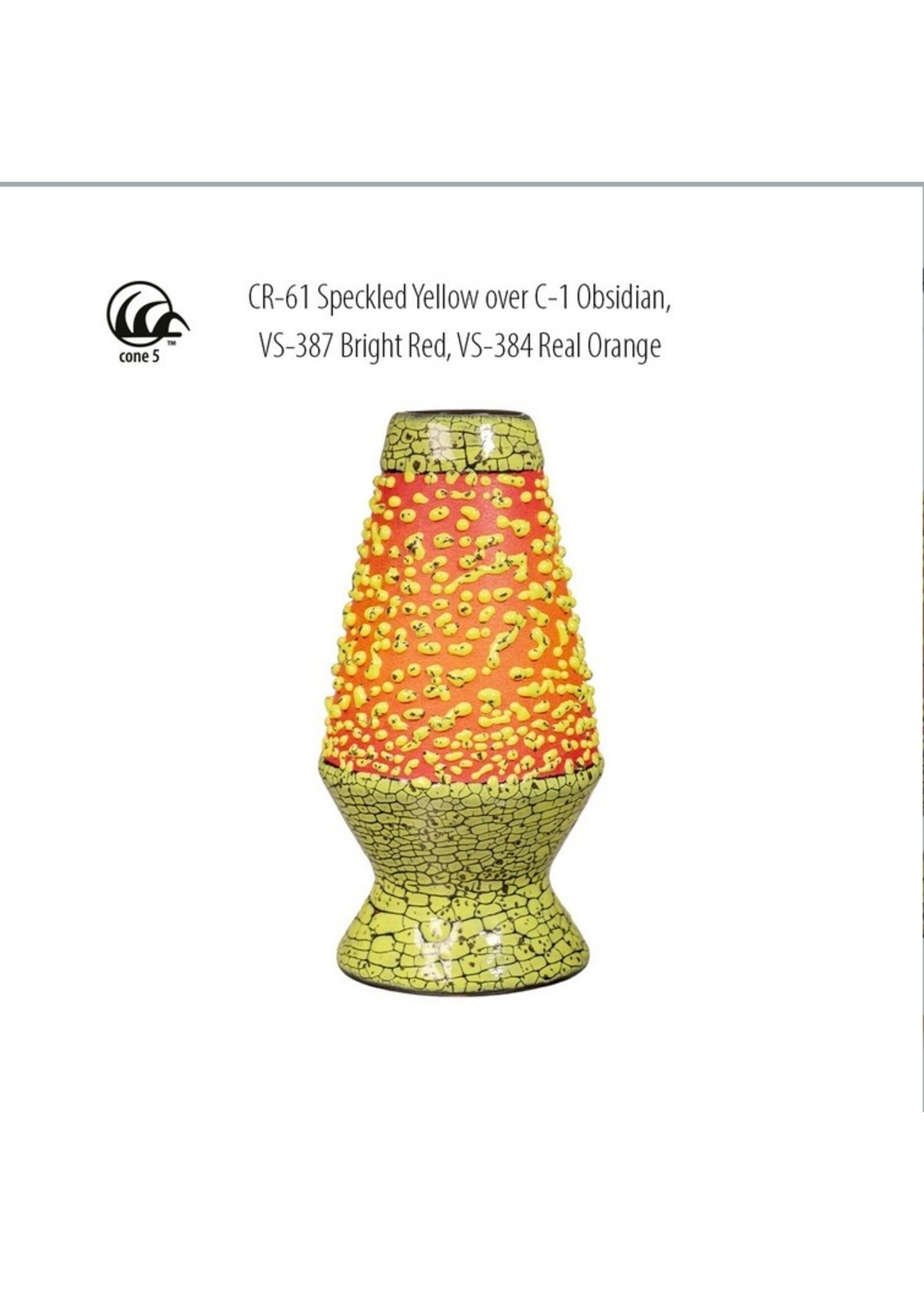 Amaco CR-61 Speckled Yellow Crawl 473ml