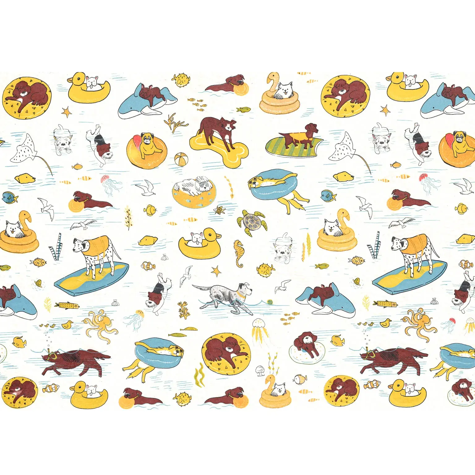 Summer Dog (48 x 33cm) - Bluematchbox Potters Supplies Ltd