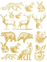 Sanbao Woodland Animal (21 x 27.9cm)