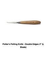 Xiem Potter's Fetling Knife- Double Edges 2" (L Blade)