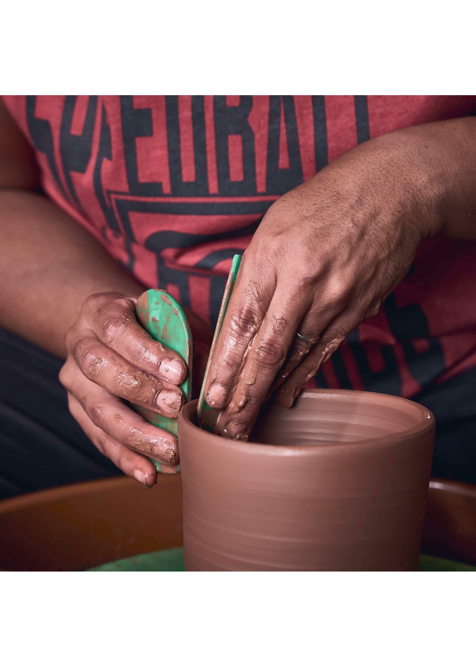 Speedball Boss Clay Centering Ribs Set Green