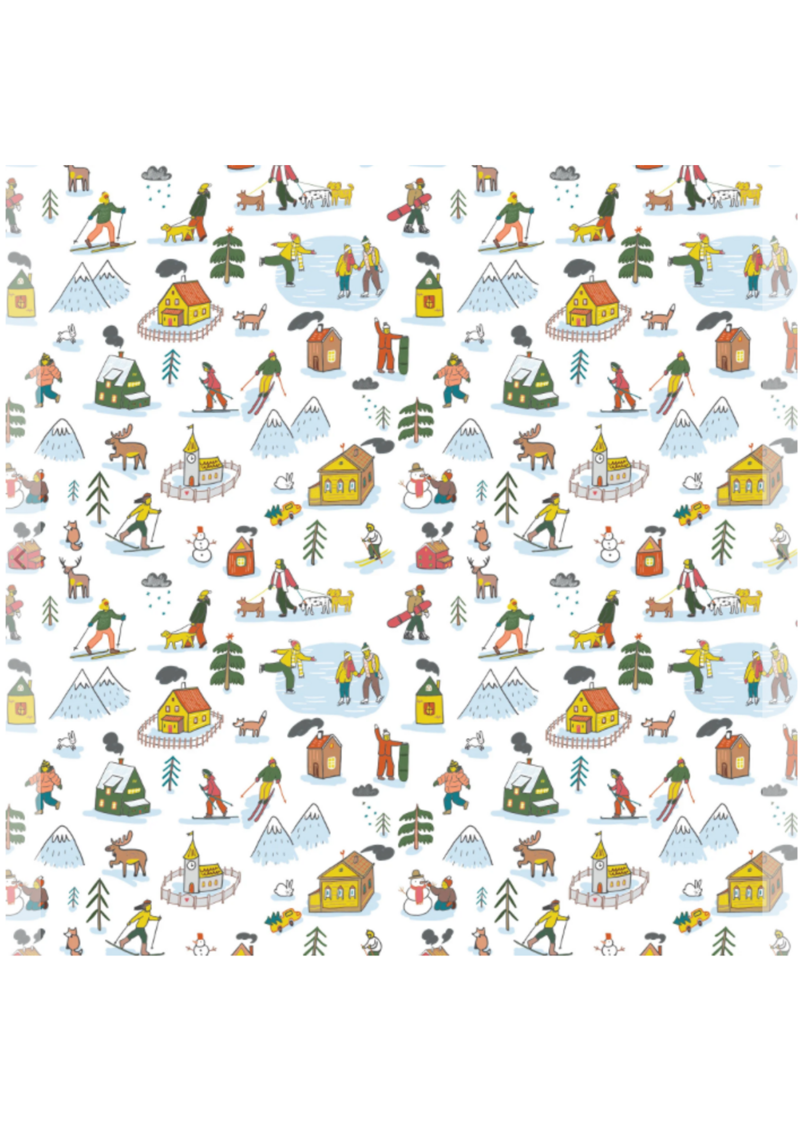 Sanbao Winter Village ( 48 x 33cm)