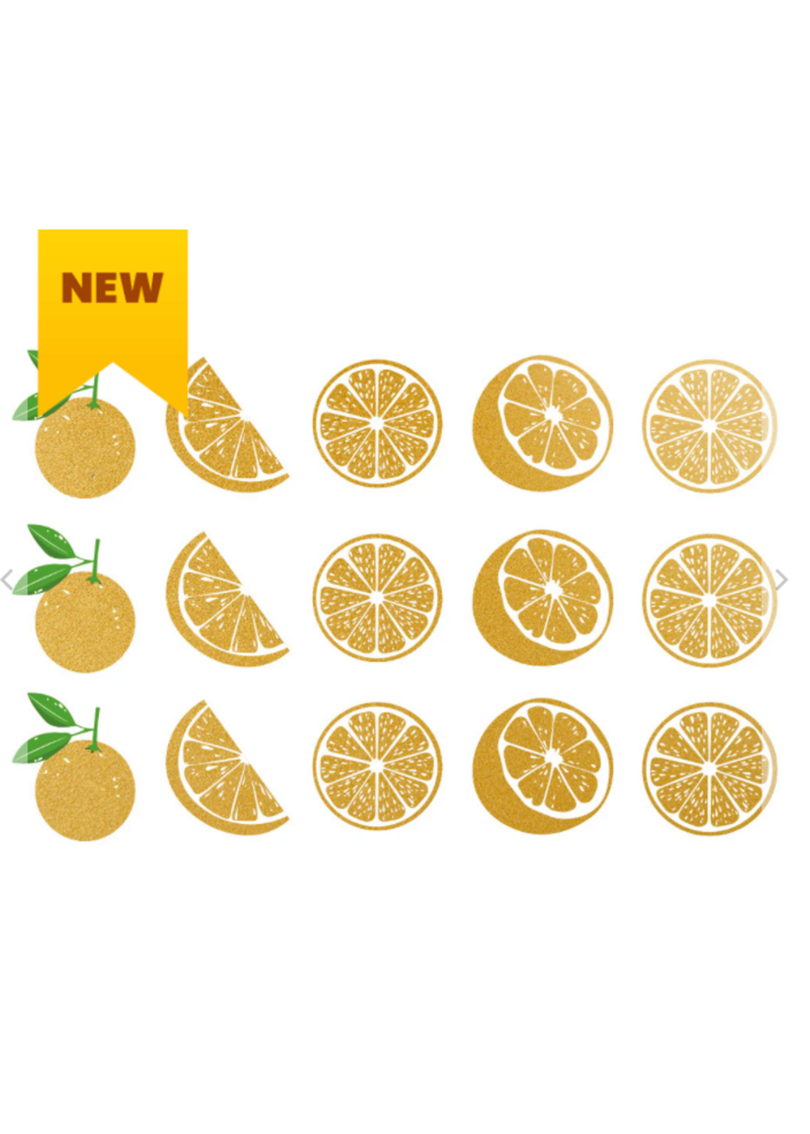 Sanbao Gold Orange onglaze Decal