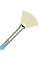 Royal & Langnickel PURE WHITE BRISTLE FAN BRUSH 8