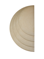 Semicircle 48cm x 1.6 cm Kiln Shelf
