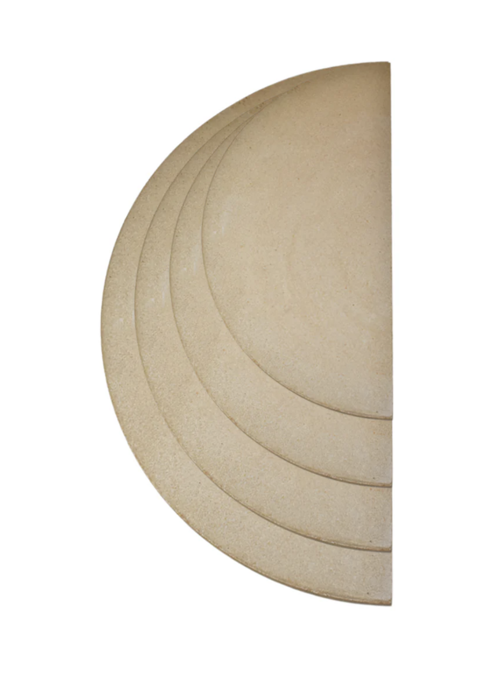 Semicircle 48cm x 1.6 cm Kiln Shelf