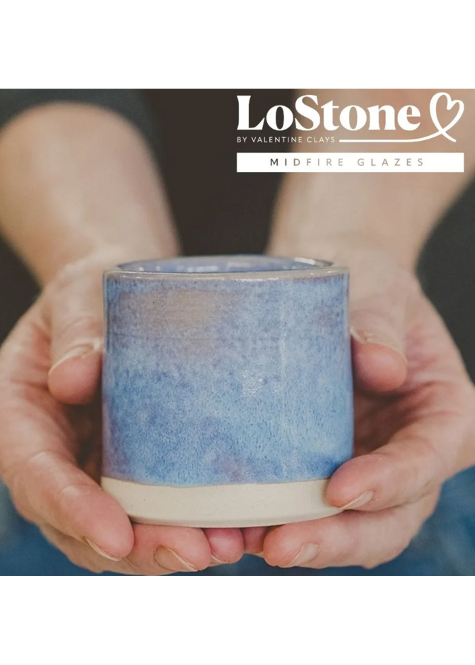 Valentines Heather LoStone MidFire Glaze 550ml