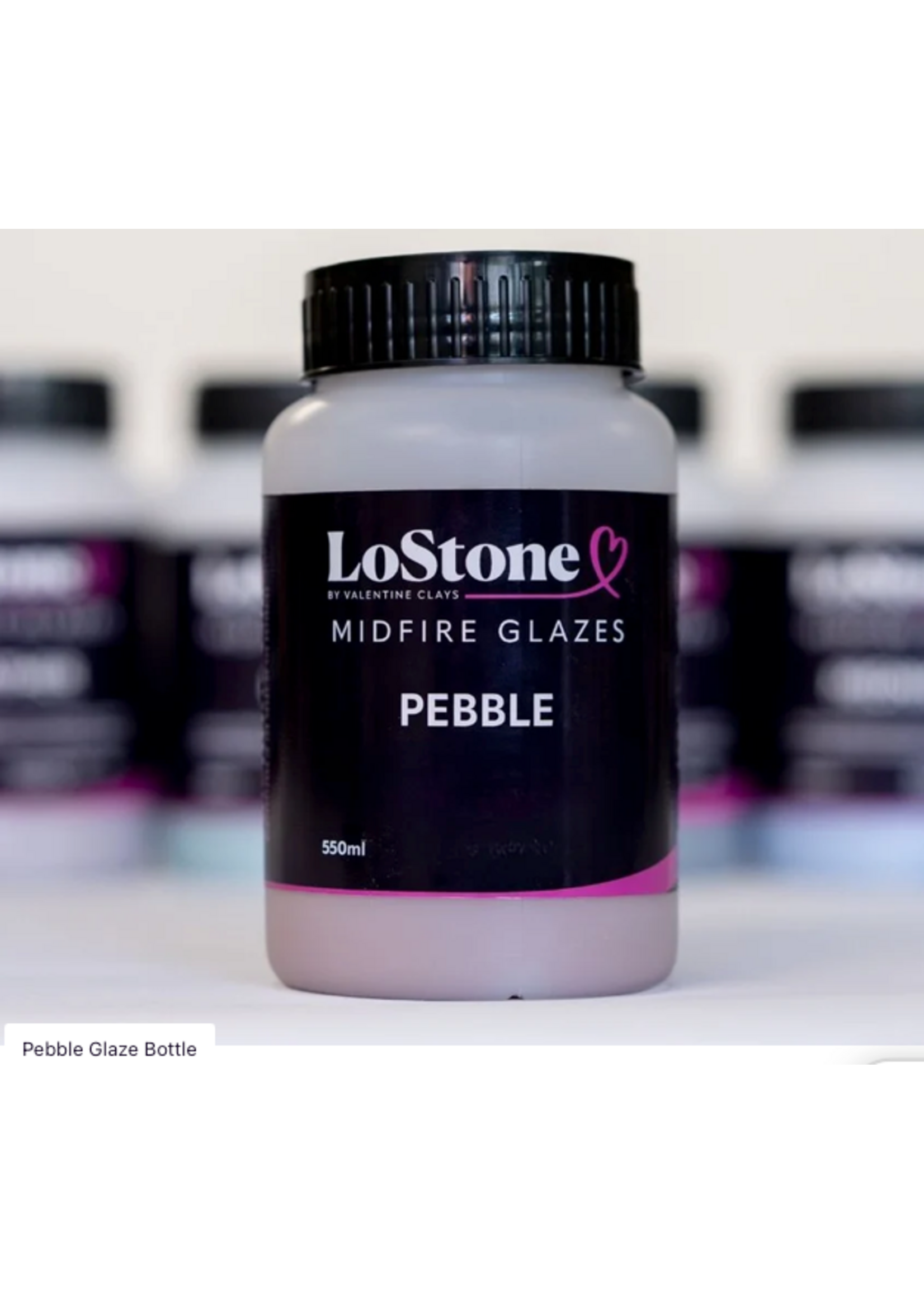 Valentines Pebble  LoStone MidFire Glaze 550ml