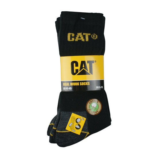 CAT CAT work socks Caterpillar Black - 3 pairs