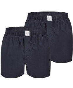 MG-1 Wide Boxer Shorts Men 2-Pack Navy Uni