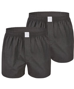 MG-1 Wide Boxer Shorts Men 2-Pack Dark Gray Uni