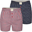 Phil & Co Phil & Co 2-Pack Wide Boxer Shorts Men Design03