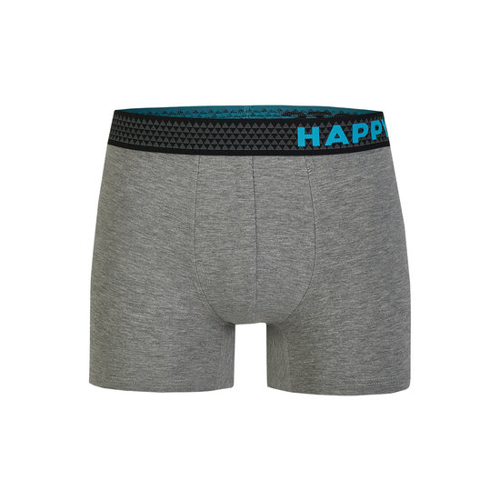 Happy Shorts Happy Shorts 3-Pack Boxer Shorts Men Camouflage Aqua / Gray