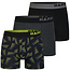 Happy Shorts Happy Shorts 3-Pack Boxershorts Heren Triangle Zwart/Grijs