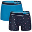 Happy Shorts Happy Shorts 2-Pack Boxer Shorts Men Popsicles Blue