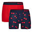 Happy Shorts Happy Shorts 2-Pack Boxershorts Heren Cherry Print