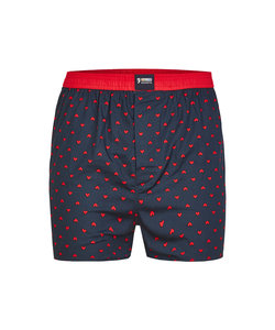 Happy Shorts Wijde Boxershort Rode Hartjes