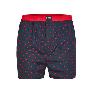 Happy Shorts Wide Boxer Shorts Red Hearts