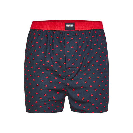 Happy Shorts Happy Shorts Wide Boxer Shorts Red Hearts american Boxer