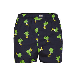 Happy Shorts Wide Boxer Shorts Frog with Crown