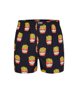 Happy Shorts Wijde Boxershort Met Print Friet