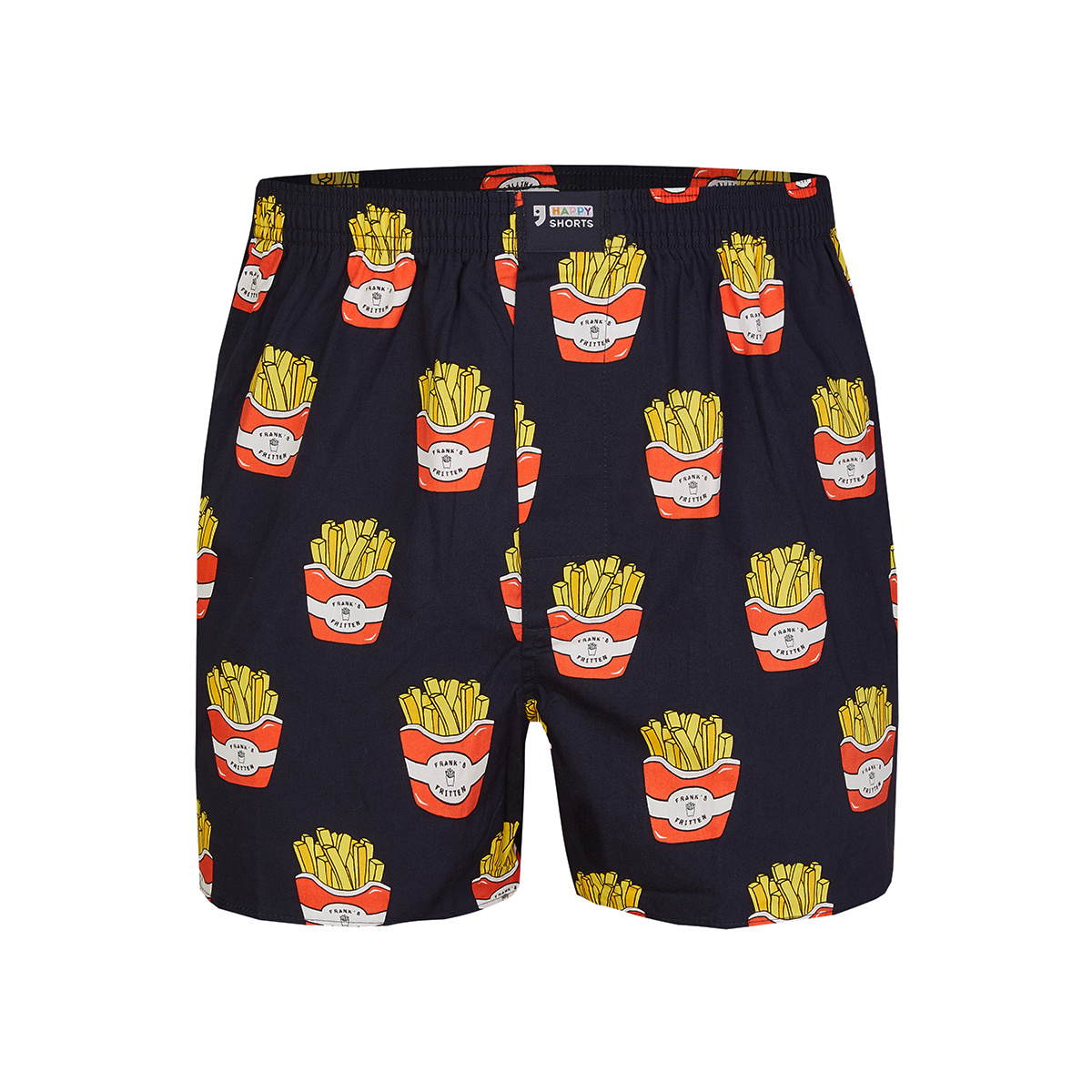 Happy Shorts Webboxer Boxer Americano Uomo Pride Big Hearts – Cotone 100%, Vestibilità Comoda