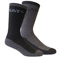 CAT CAT Thermo Sokken  Zwart/Grijs Werksokken 2-Paar