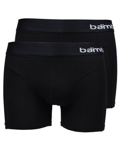Bamboo Boxer Shorts Men Black 2-Pack