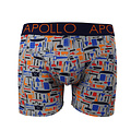 Apollo Apollo Heren Boxershorts Tools Print Grijs/Blauw