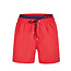 Happy Shorts Happy Shorts Swim Shorts Solid Red with Waistband
