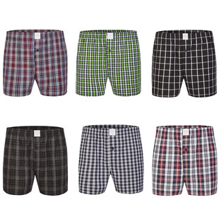 MG-1 Wide Boxer Shorts Men Geruit 6-Pack D626 Multipack