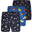 Happy Shorts Happy Shorts 3-Pack Wijde Boxershorts "Sweets & Fruits"